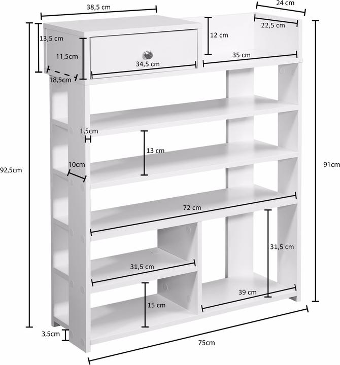Produktbild Wohnling Margo (80 x 24 x 93 cm)