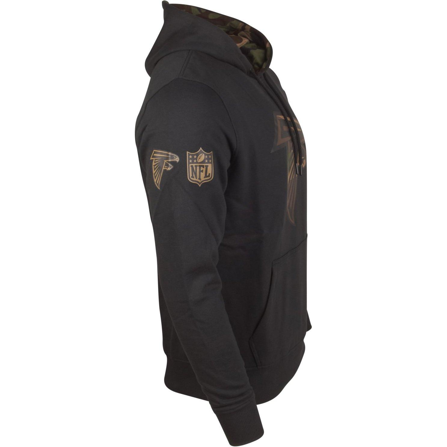 Thumbnail - New Era, Herren, Pullover, Fleece Hoody - NFL Atlanta Falcons schwarz - L, Schwarz, (L)