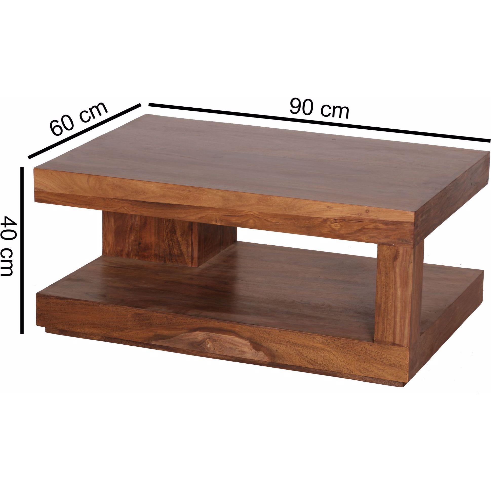 Thumbnail - Wohnling, Couchtisch + Beistelltisch, Mumbai (60 x 90 x 40 cm)