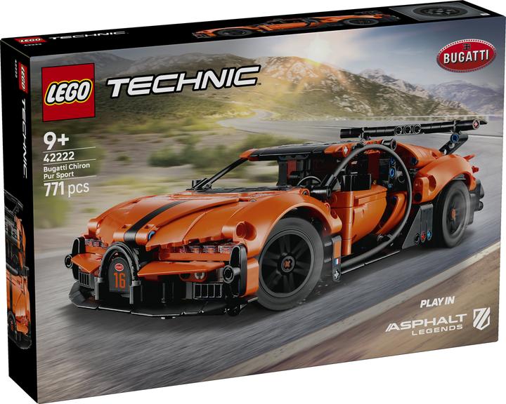Image du produit LEGO Bugatti Chiron Pur Sport Hypercar (42222, LEGO Technic)