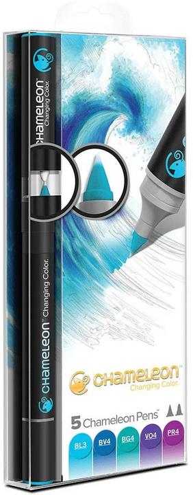 Blau, Grau, Hellblau, Türkis, Violett