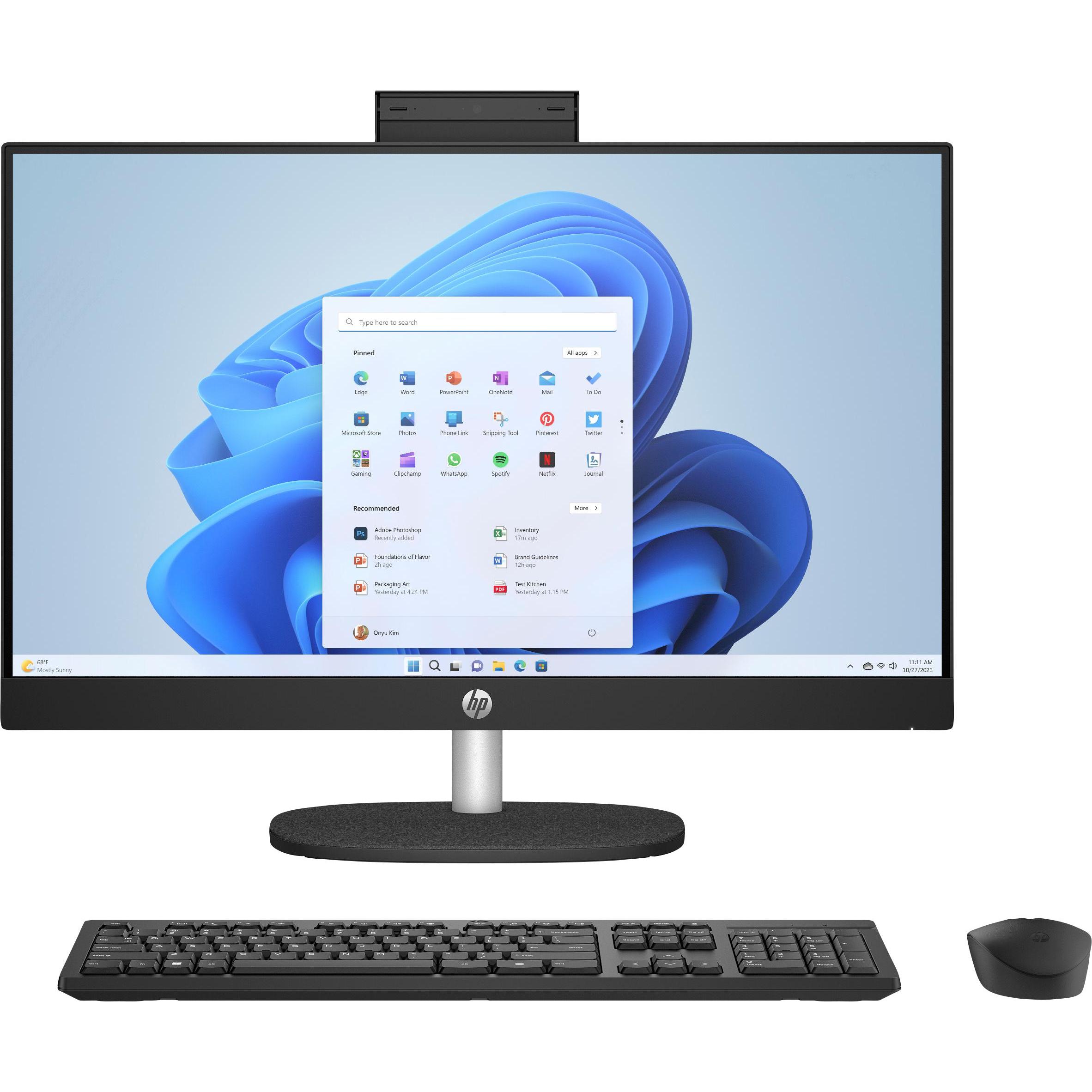 HP 23.8 inch All-in-One 24-cr0072ny PC (Intel Core i5-1335U, 16 GB, 512 GB, Intel Iris Graphics), PC