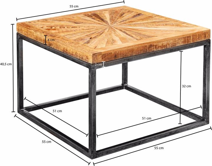 Image du produit Wohnling Mango (55 x 55 x 40 cm)