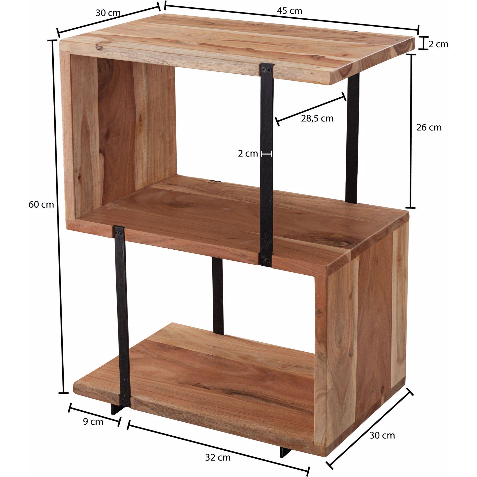 Thumbnail - Wohnling, Couchtisch + Beistelltisch, Jean (50 x 45 x 60 cm)