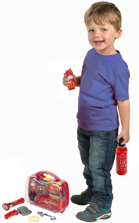 Actual product image Theo Klein Fire Fighter Henry 7-piece fire brigade case