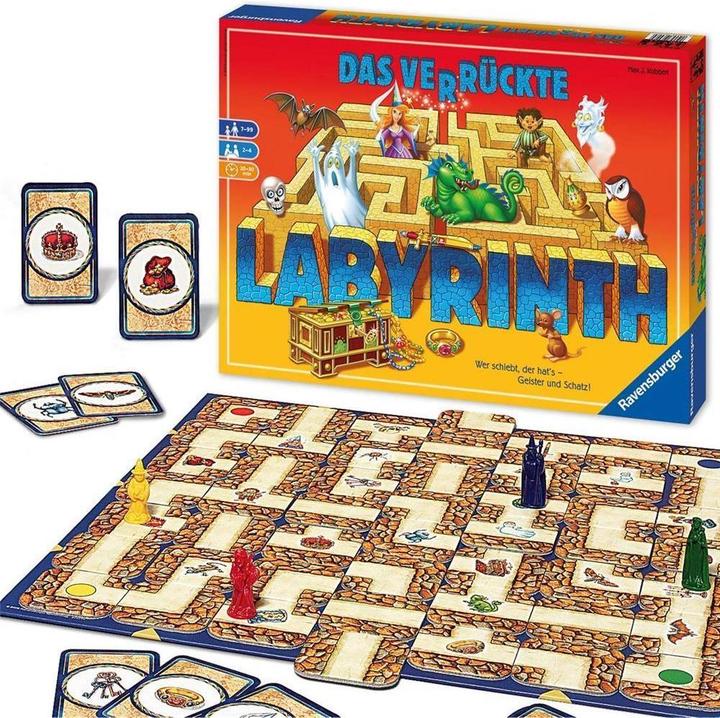 Produktbild Ravensburger Das verrückte Labyrinth - Jubiläums-Version (Deutsch, 2 - 4 Spieler)