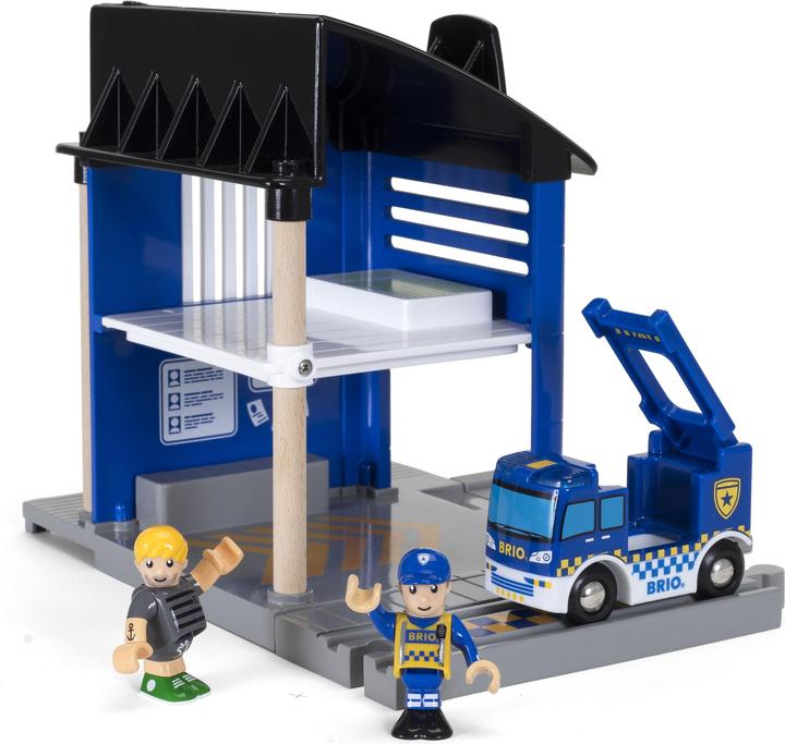 Produktbild Brio Polizeistation mit Einsatzfahrzeug