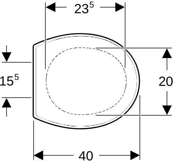 Produktbild Geberit WC-Sitz BAMBINI weiss