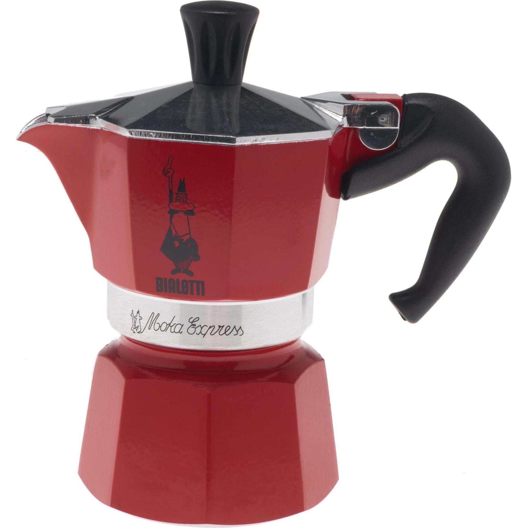 Bialetti Rosso Moka 1 Tazza Di Caffettiera Moka,