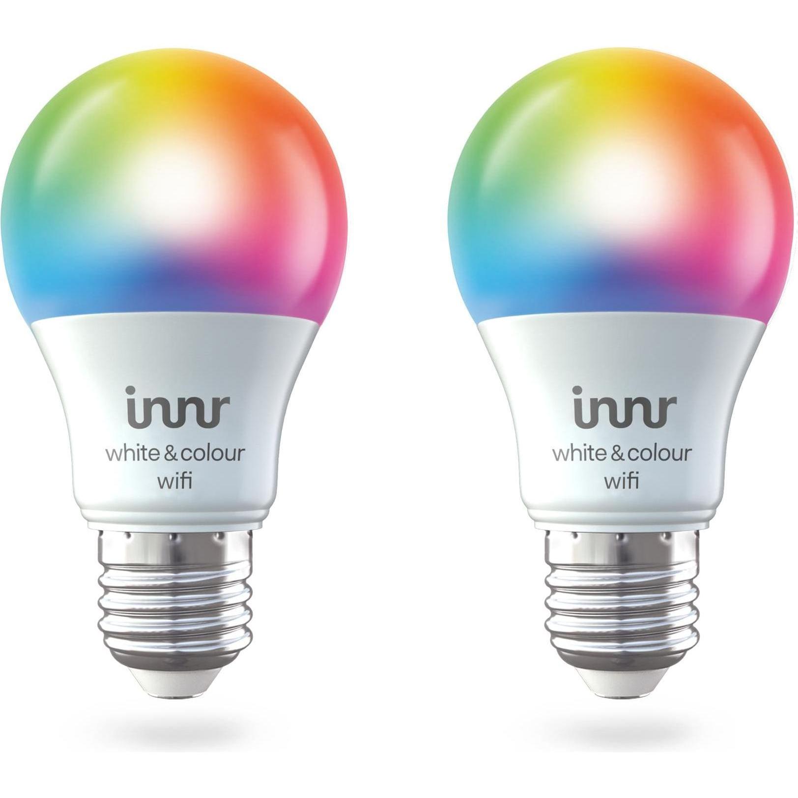 Innr, Leuchtmittel, WRB 785 C-2 RGBW (E27, 9.20 W, 806 lm, 2 x, F)