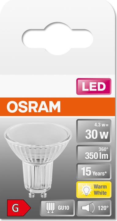 Produktbild Osram Led Star Par16 (GU10, 4.30 W, 350 lm, 1 x, G)