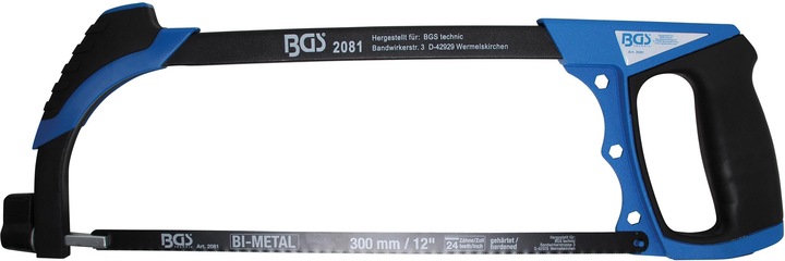 Produktbild BGS Aluminium-Sägebogen inkl. HSS-Sägeblatt 300 mm