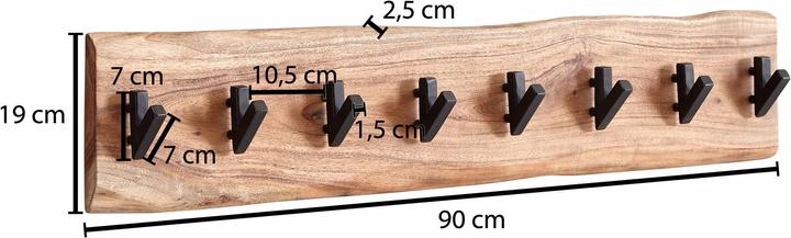 Produktbild Wohnling Wandgarderobe