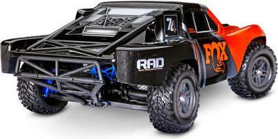 Immagine prodotto Traxxas SC.TRUCK SLASH 4x4 1:10 4WD EP RTR FOX BL-2s BRUSHLESS SENZA caricabatterie e SENZA batteria (RTR pronto all'uso)