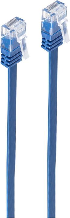 Produktbild Shiverpeaks Patchkabel flach U/UTP Cat.6 blau 2,0m (U/UTP, CAT6, 2 m)
