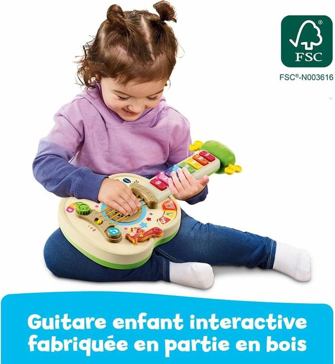 Produktbild VTech Ma guitare lumi magique (jouet avec partie bois FSC®) (Französisch)