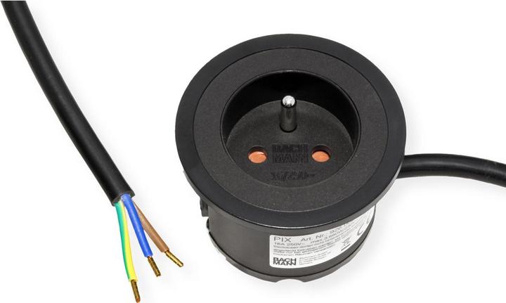 Actual product image Bachmann PIX power strip (1x, CEE 7/3, CEE 7/5, 2 m)