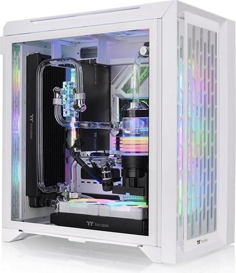 Actual product image Thermaltake Tt CTE C700 TG ARGB Snow E-ATX wh CA-1X7-00F6WN-01 (ATX, mATX, Mini-ITX, E-ATX)