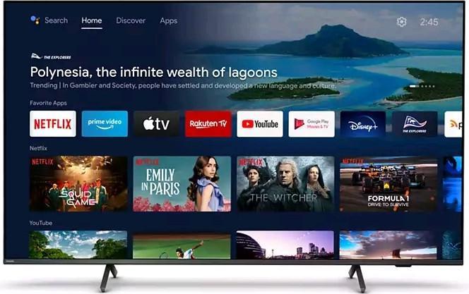 Actual product image Philips The One 50 4K Ultra HD LED Android TVF (50", PUS8517, LCD, 4K, 2022)