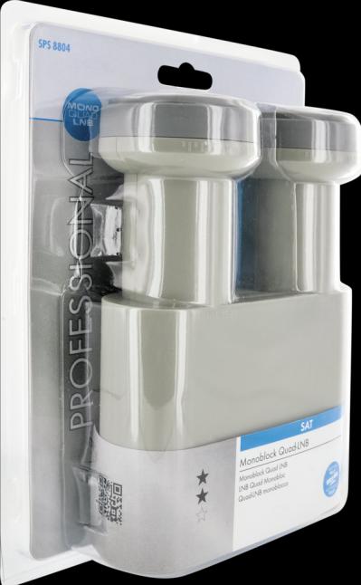 Produktbild Schwaiger Digitales Monoblock Quad LNB (Quattro LNB, 40mm)