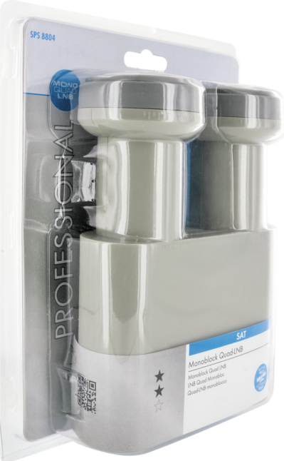 Actual product image Schwaiger Digital Monoblock Quad LNB (Quattro LNB, 40mm)