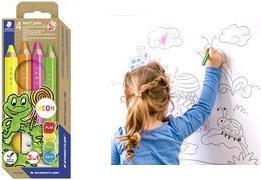 Image du produit Staedtler Pochette de crayons de couleur 4pcs néon assortis (Multi, 4 x)