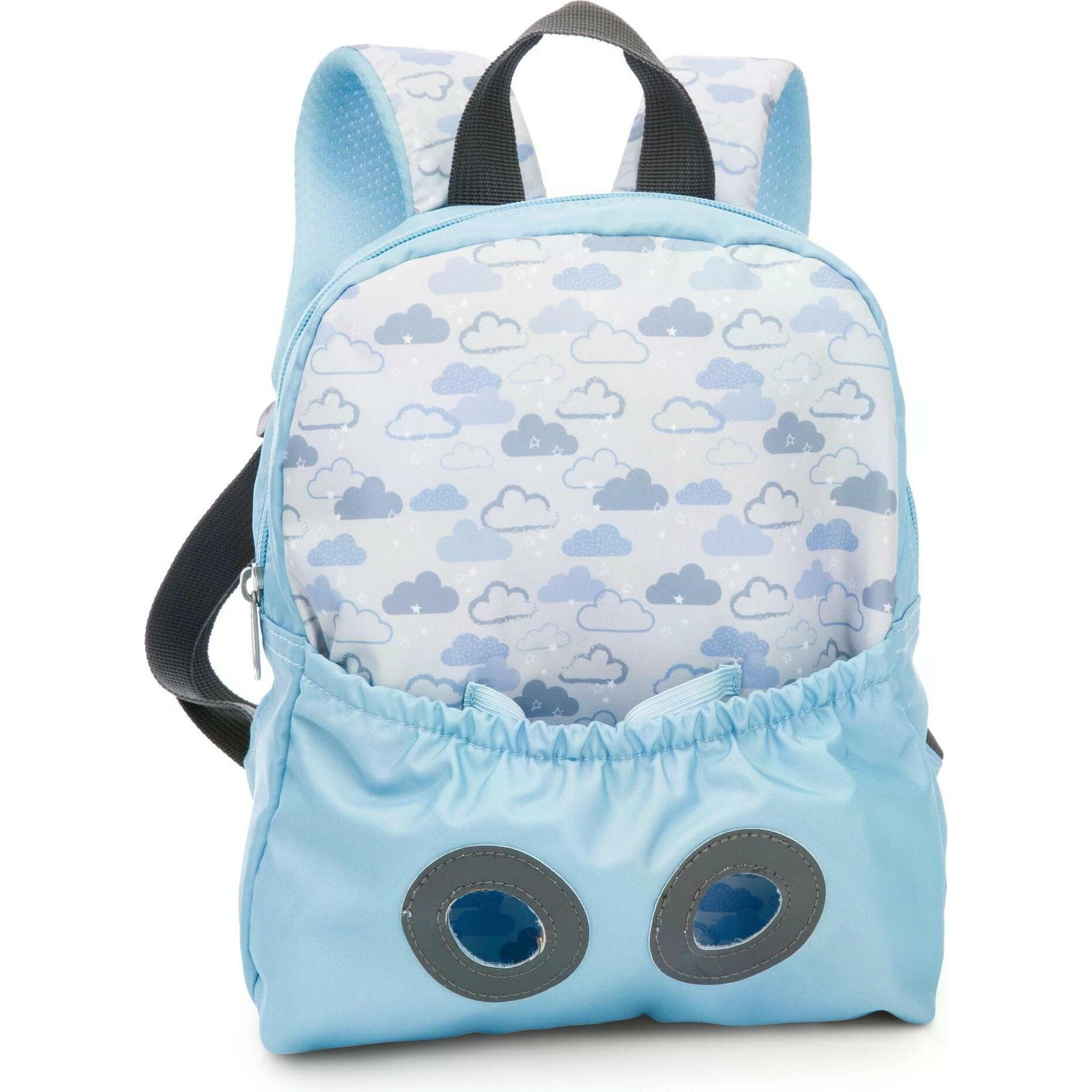 NICI, Kindergartentasche, Rucksack mit Plüschtier, Blau