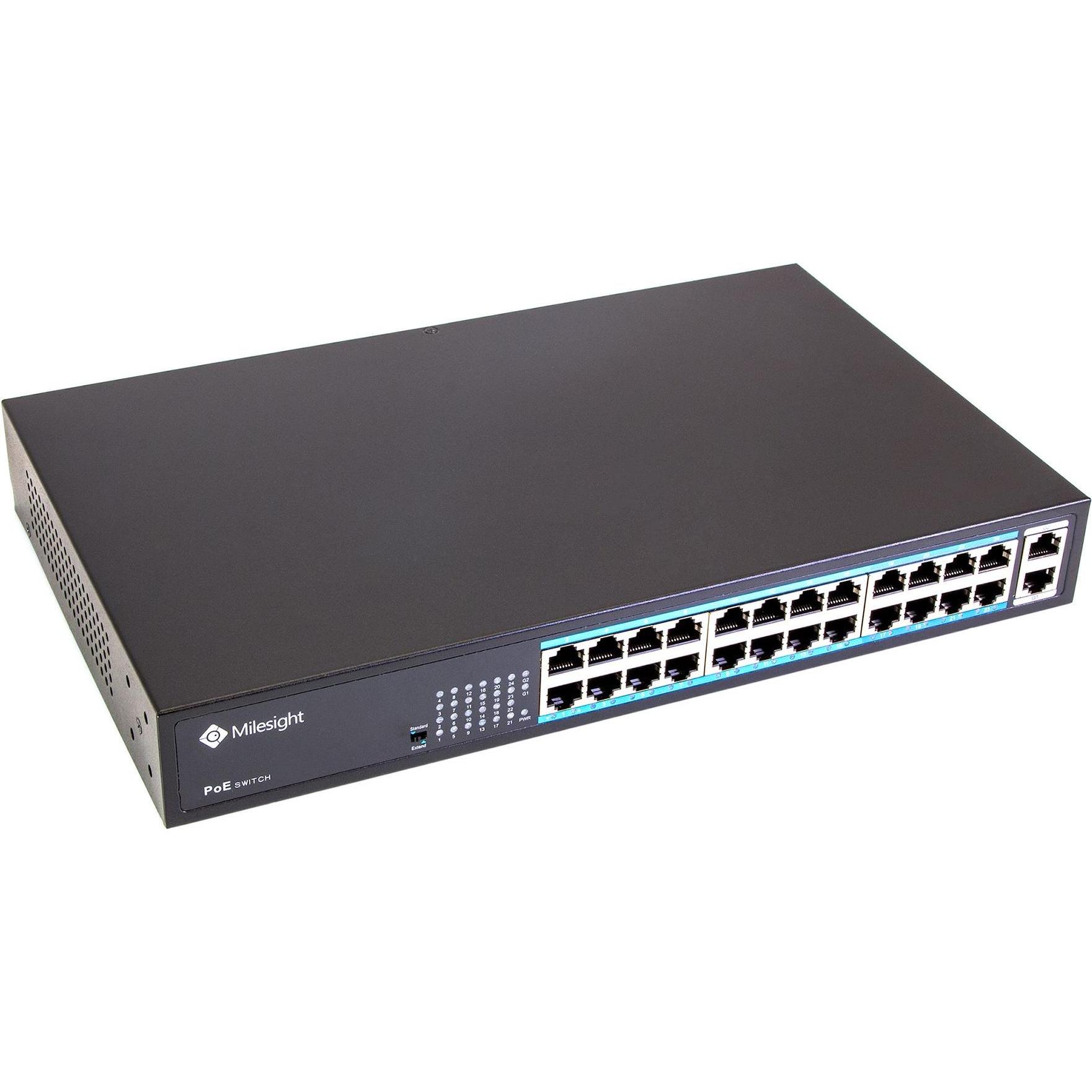 Milesight Mindestmenge: 5) (NEU) INDUSTRIAL POE SWITCH (MS-S0224-GL)