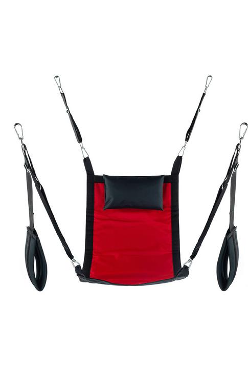 Produktbild Mr. Sling Rectangular canvas sling - 4 points - Full set - Red