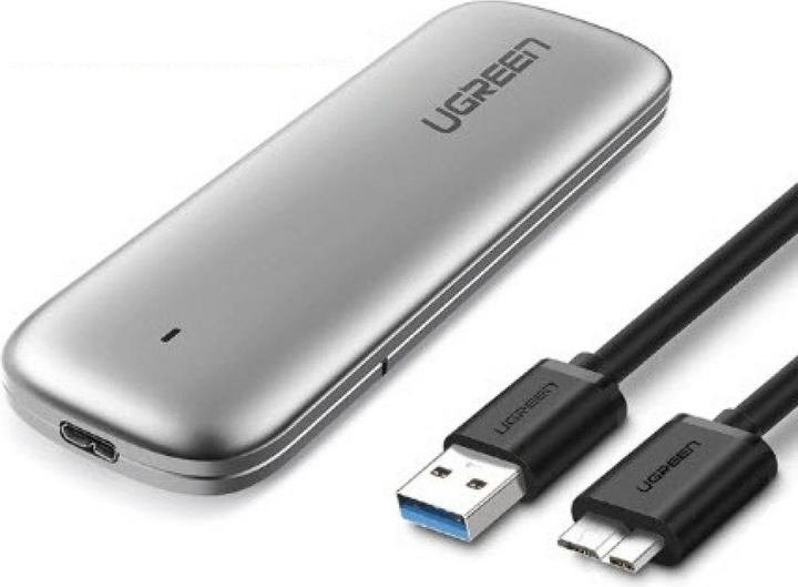 Produktbild Ugreen SSD Gehäuse M.2 NGFF SATA SSD mit 5 Gbit/s USB 3.0 (M.2)