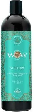 Actual product image Earthly Body MKS eco WOW Nurture Sulfate-Free Shampoo & Body Wash Halcyon Scent Vegan Cruelty Free 25 Fl Oz