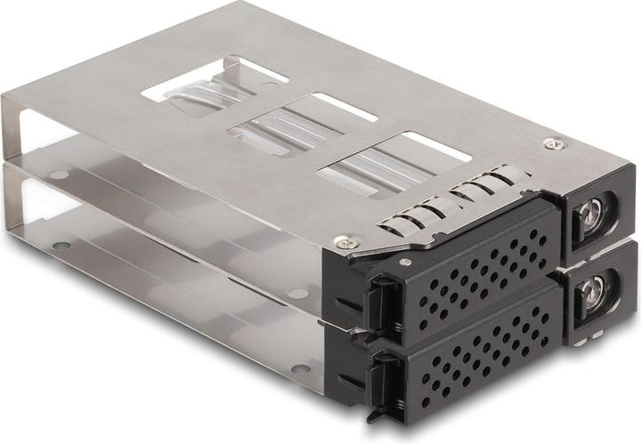 Produktbild Delock Slim Bay Wechselrahmen für 2 x 2.5? U.2 NVMe SSD mit 5.25? Rahmen