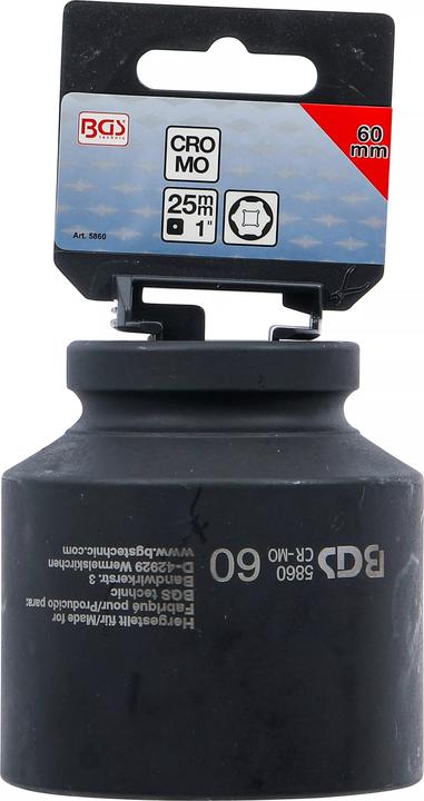 Image du produit BGS Douille à choc, six pans 25 mm (1") 60 mm (60 mm)