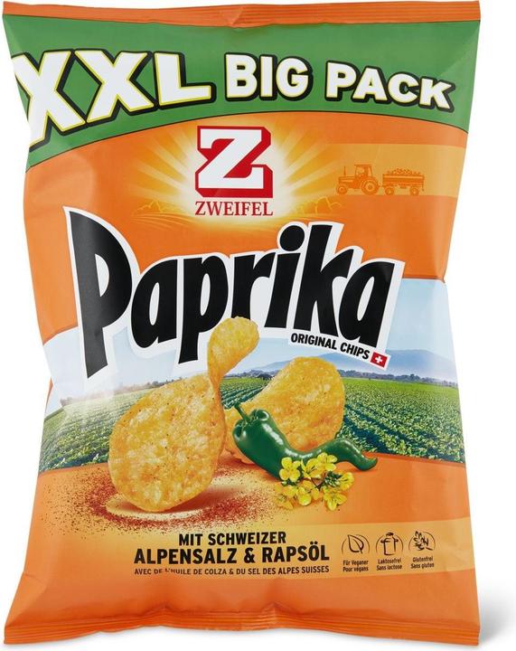 Immagine prodotto Zweifel Chips Paprika Big Pack originale XXL (380 g, 1 pz.)