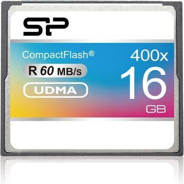 Actual product image Silicon Power 16GB 400x CF Read up to 60MB/s ATA interface PIO mode 6 MWDMA 4 UDMA 6 ECC function Re (16 GB, CF)