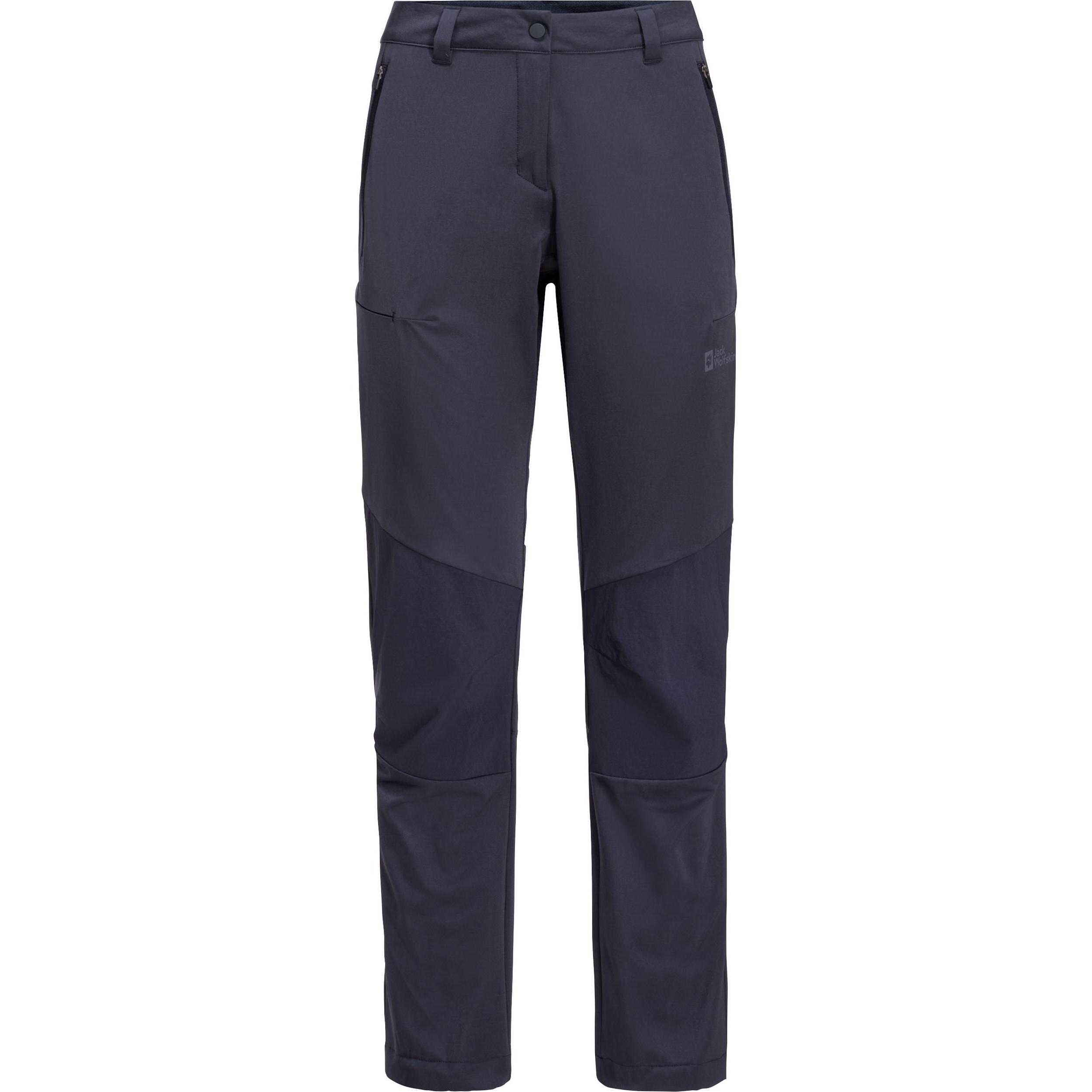 Jack Wolfskin, Damen, Outdoorhose, Hiking Alpine Pants W (34), Blau, 34