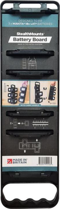 StealthMounts BD-MK18-H-1 Schwarzer Akkuhalter für Makita LXT mit Griff