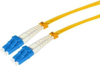 Immagine prodotto Tecline LWL Patchkabel HD, 9/125 µm, Singlemode, OS2-Faser, LC Duplex Stecker/Stecker, gelb, 7,5 m (7.50 m)