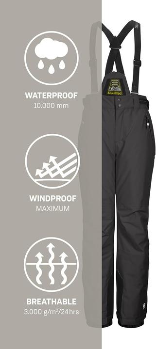 Immagine prodotto Killtec Pantaloni da Sci per Ragazzi con Braghetta Staccabile (128)
