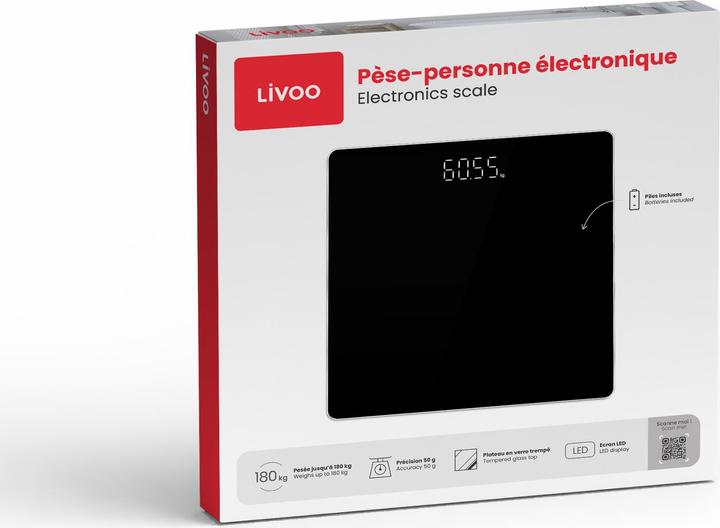 Actual product image Livoo Elektronische Personenwaage (180 kg)