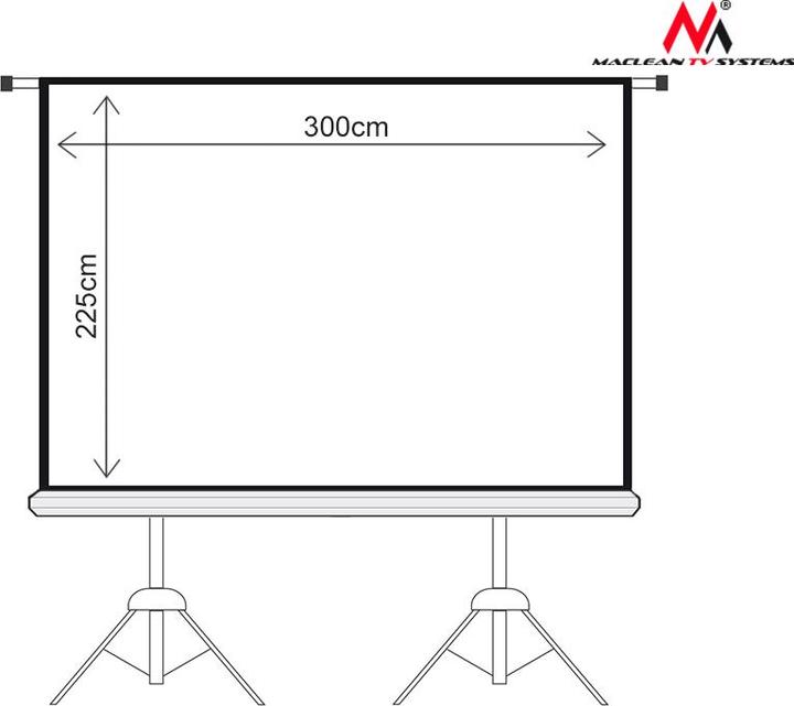 Image du produit Maclean MC-712 Écran de projection (4:3)