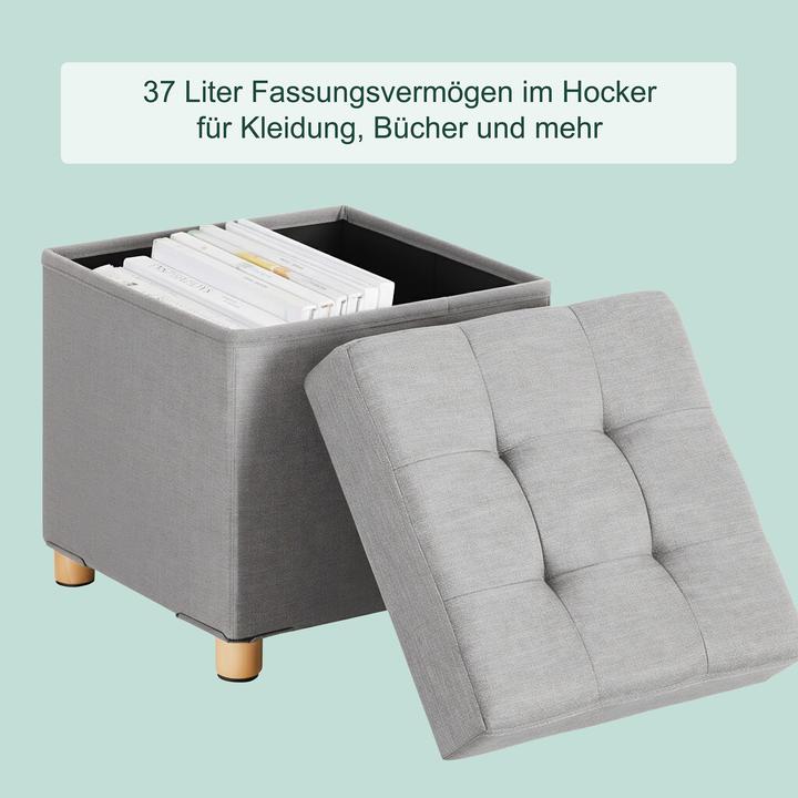 Actual product image Relaxdays Hocker mit Stauraum