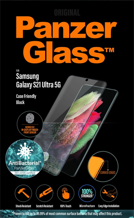 Produktbild PanzerGlass CaseFriendly Fingerprint (1 Stück, Samsung Galaxy S21 Ultra 5G)