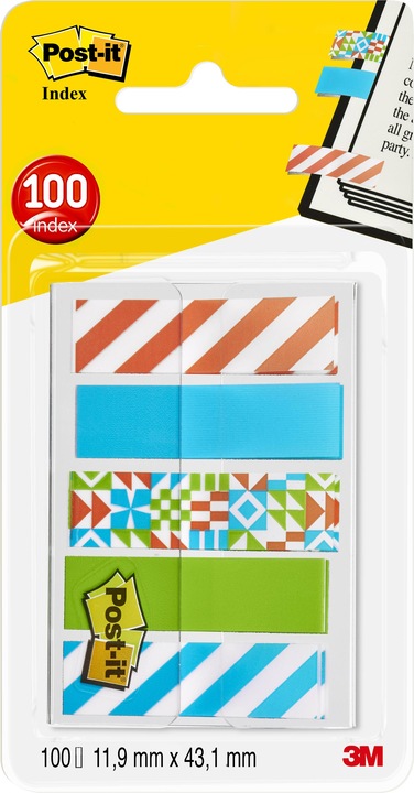 Actual product image Post-it Index Mini (12 x 43 mm)