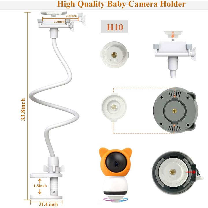 Image du produit Derebir Babyphone Halterung mit Schwanenhals