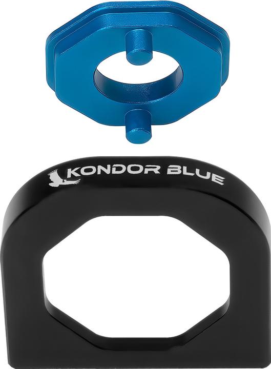 Immagine prodotto Kondor Blue ARRI Pin Anti Twist Cradle per piastre a sgancio rapido Mini (Space Gray) (Piastra a sgancio rapido per treppiede)