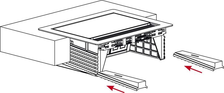 Actual product image Evoline Flip Top Push Data USB L socket strip, 2 free module slots, white (2 x, 3 m)