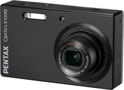 Pentax Optio LS1000, 14MPixel, 4x zoom, HD movies, black (1/2,3'')