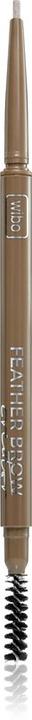 Actual product image Wibo Feather Brow Creator Eyebrow Pencil With Brush Soft Brown (Soft Brown)
