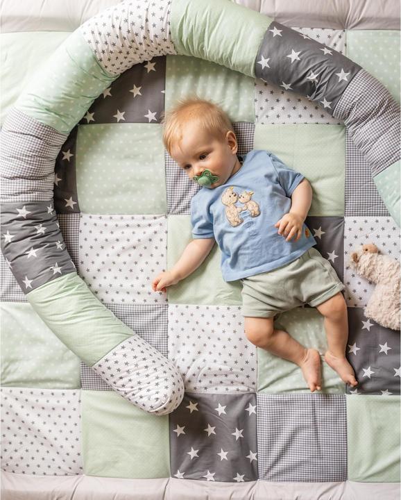 Actual product image Ullenboom Nest snake mint gray 300 cm